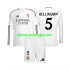 Camisola Real Madrid Jude Bellingham 5 Criança Equipamento Primeiro 2024-2025 Manga Comprida